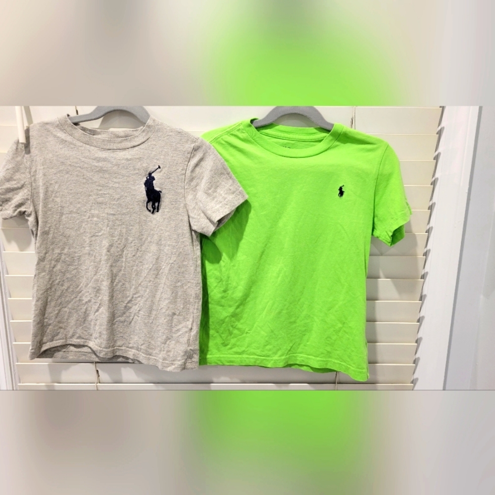 Bundle of 2 Ralph Lauren Polo T-shirts boys size 5